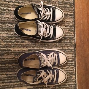 2 pairs of converse!!